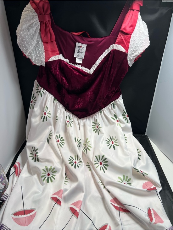 Disney Dresses & Skirts - RARE DISNEY PARKS THE DRESS SHOP HAUNTED MANSION TIGHTROPE GIRL DRESS & CAPELET